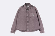 Carhartt WIP Wmns Georgia Shirt Black / Hortensia